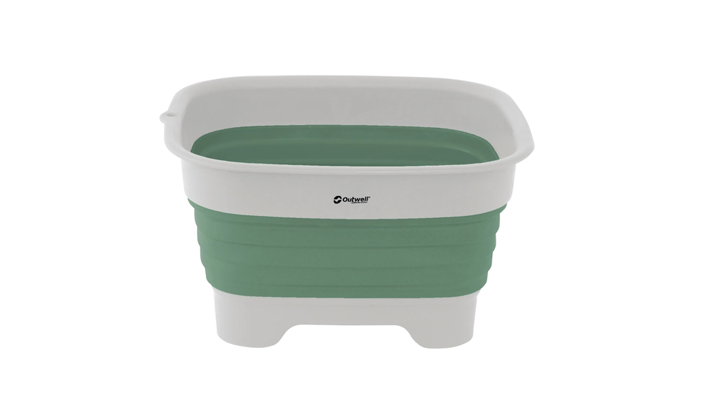 [651130] Waschschüssel mit Abfluss Collaps Shadow Green Outwell